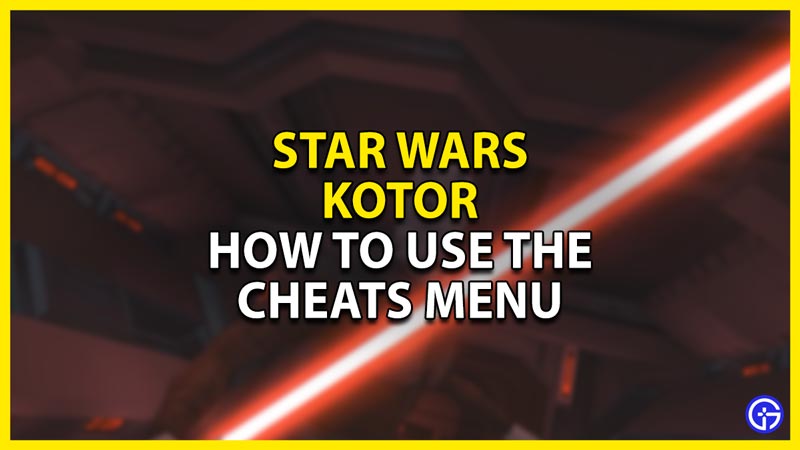 how to use cheats in star wars kotor on the nintendo switch