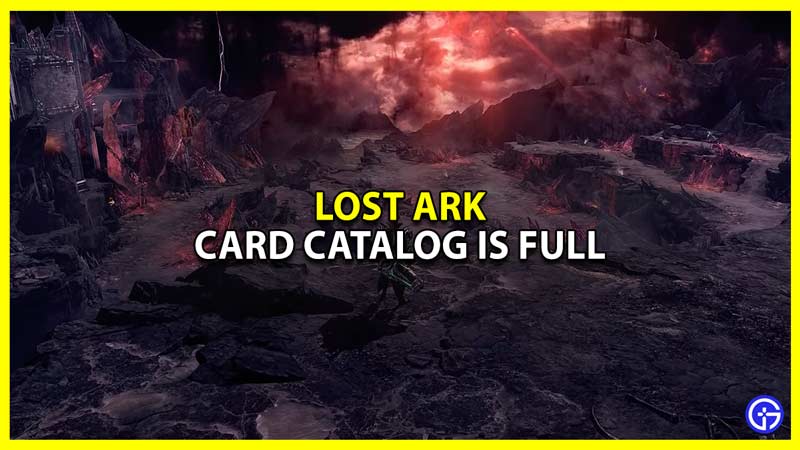 lost ark card catalog full fix