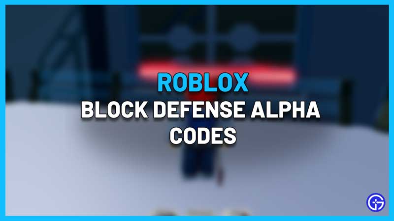 Block Defense Alpha Codes