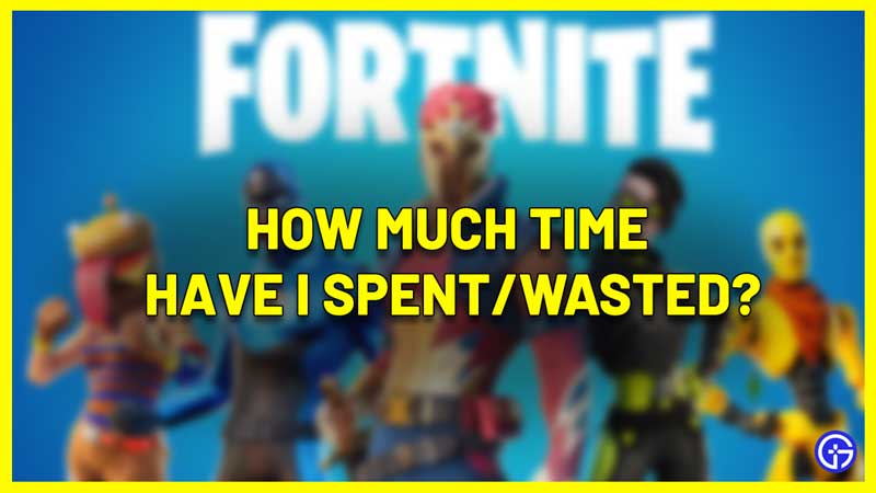 How Much Time I Spent Or Wasted On Fortnite