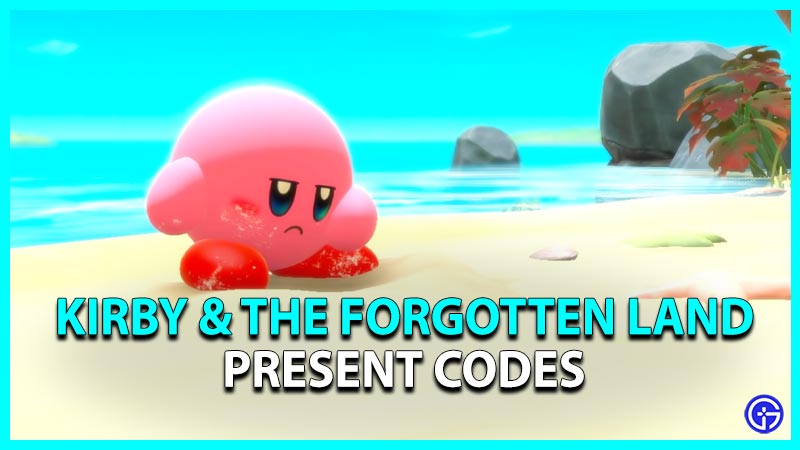 Kirby and the Forgotten Land': Every Free Present Code in Waddle