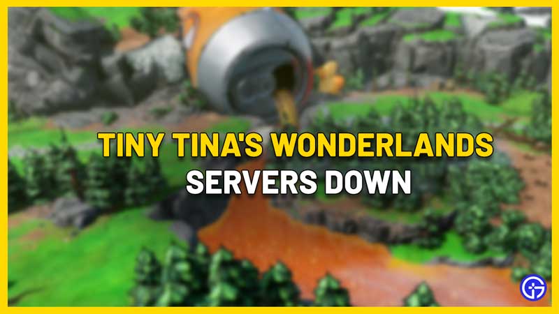 tiny tinas wonderlands servers down