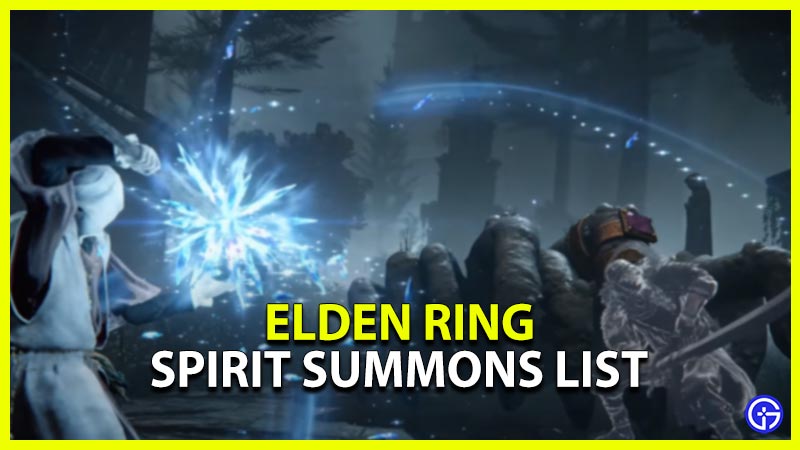 elden ring spirit summons and ashes