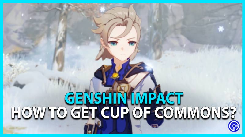 genshin impact cup of commons