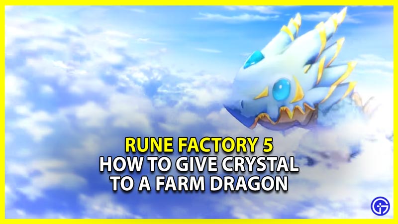 rune factory 5 how to give crystal to dragon