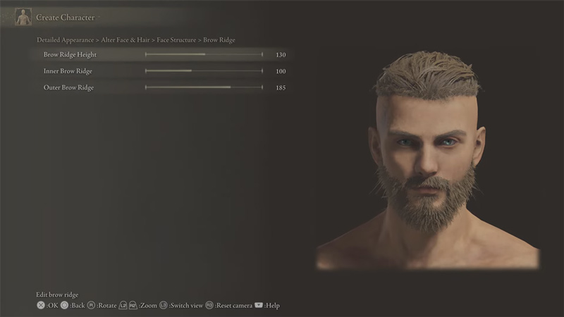 make male good looking character elden ring