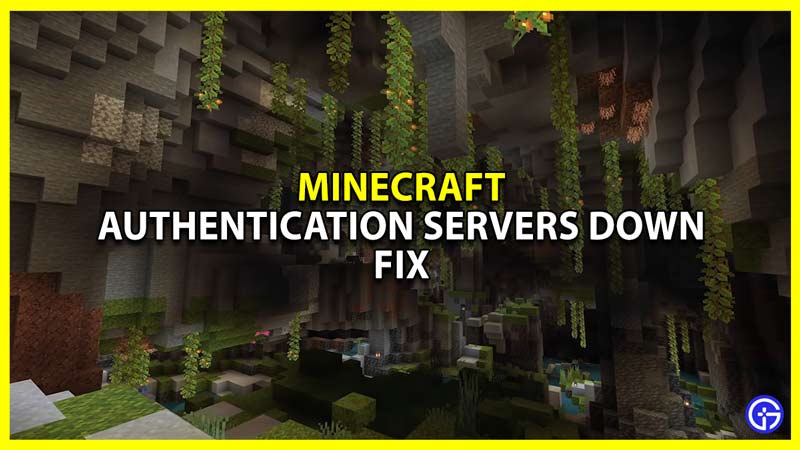 Fix Minecraft Authentication Servers Down Not Reachable Issue