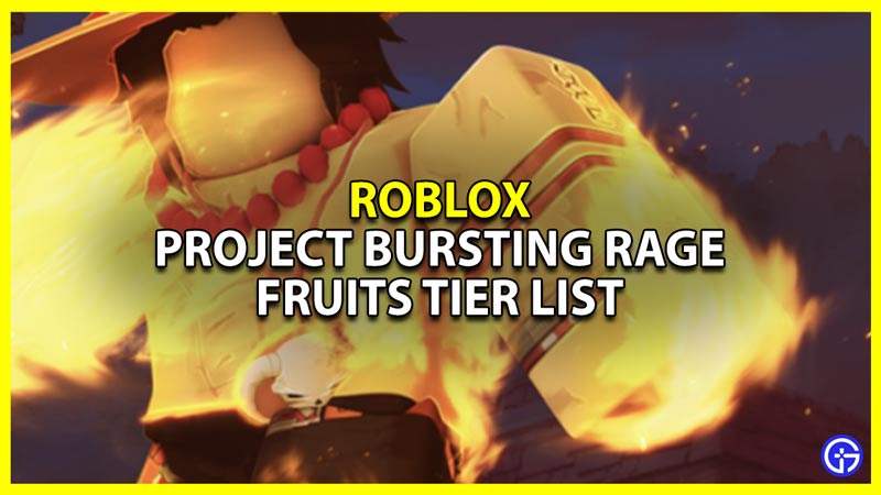best fruits tier list for project brusting rage