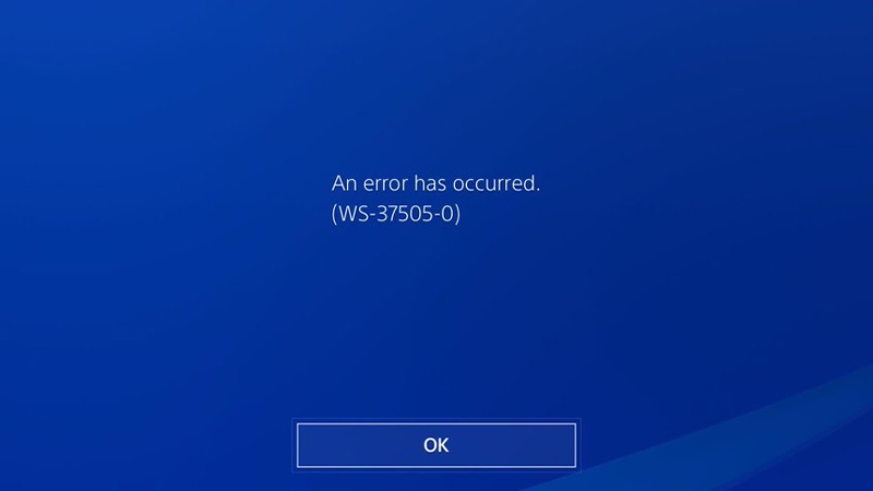 ps 4 ws-37505-0 error meaning and how to fix it