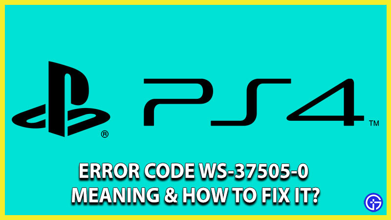 ps4 ws-3505-0 error meaning and how to fix it