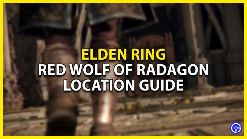 Elden Ring Red Wolf of Radagon Location