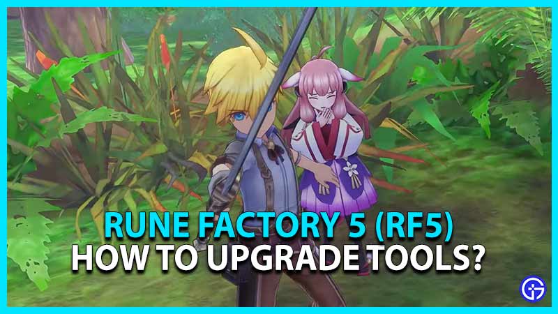 rune factory 5 upgrade tools