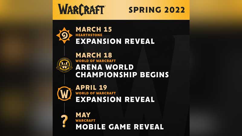 World Of Warcraft Spring Roadmap