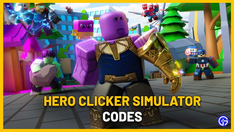 All Roblox Hero Clicker Simulator Codes