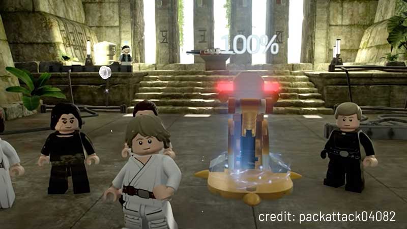 lego skywalker saga 100 completion reward