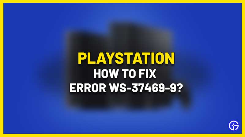Playstation ws-37469-9 Fix