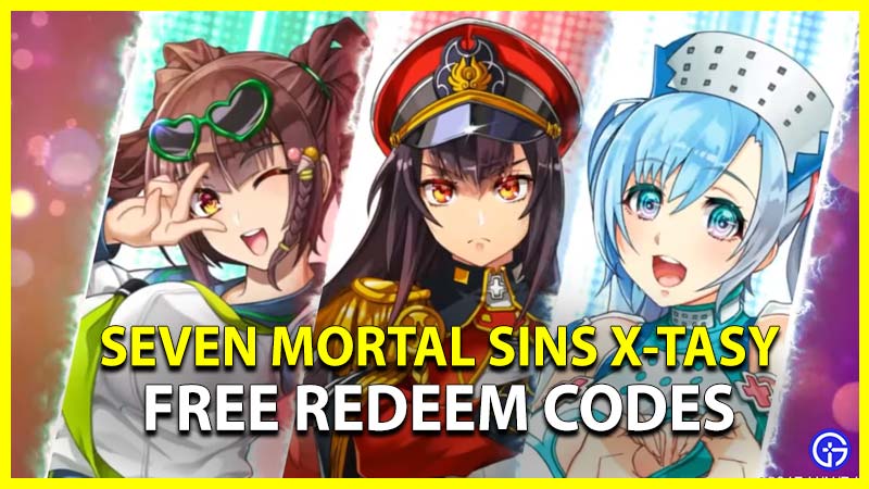 Seven Mortal Sins Codes