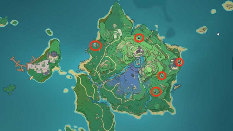 Inazuma Regional Animals Location On Map Genshin Impact