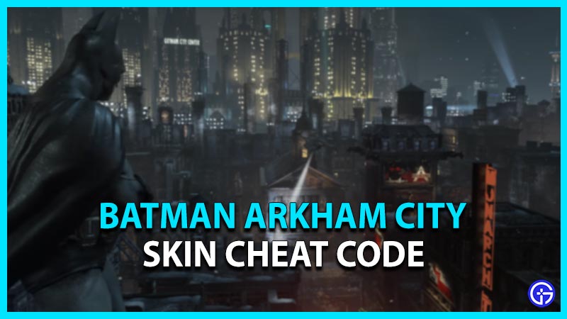 arkham city skin cheat code