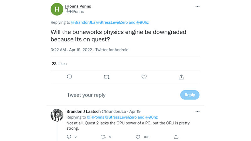 Boneworks Physics