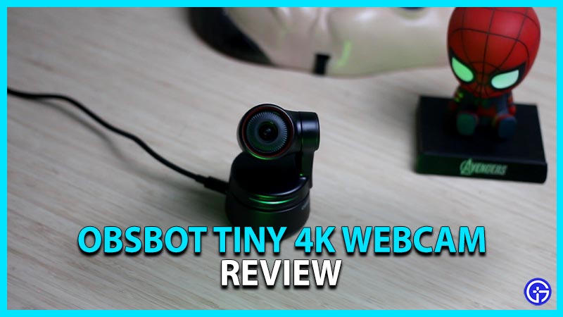 obsbot tiny 4k webcam