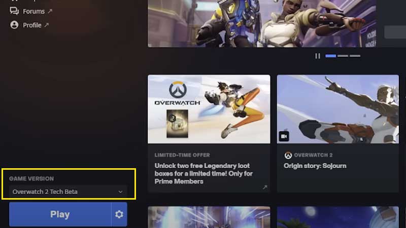 overwatch 2 game version not showing up