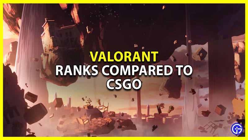 valorant ranks compared to csgo