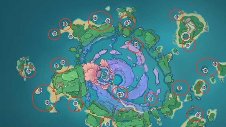 Inazuma Regional Animals Location On Map Genshin Impact