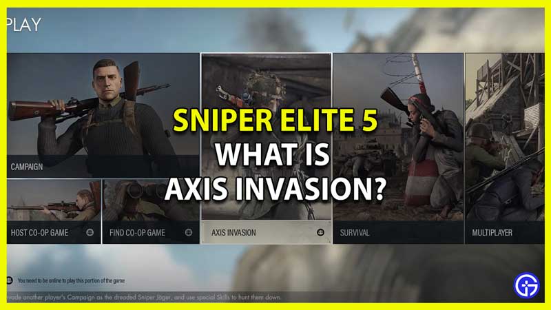 Axis Invasion Sniper Elite 5