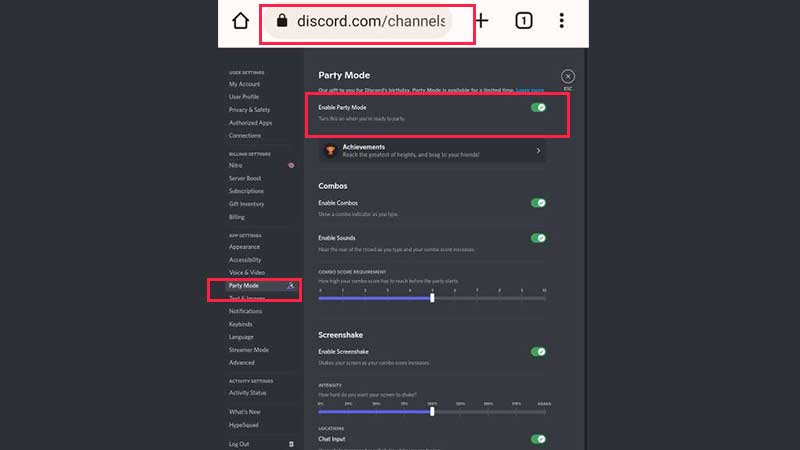 Can you Get Discord Party Mode On Mobile