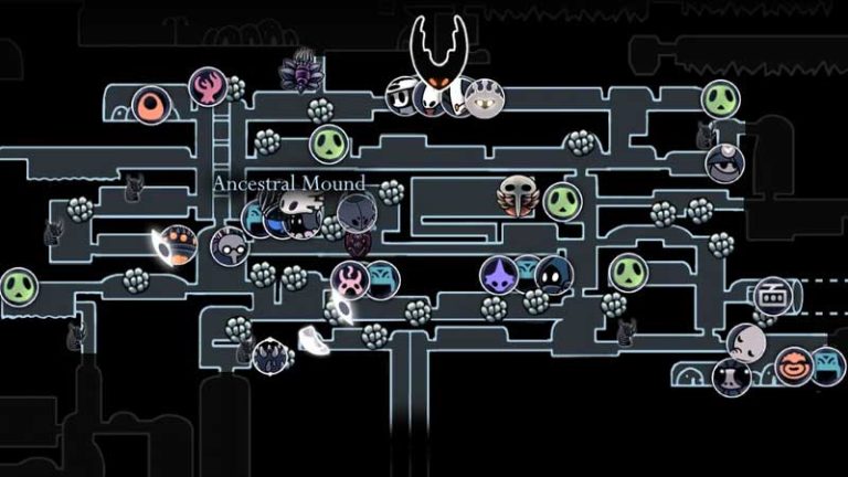 Hollow Knight Full Interactive Map Gamer Tweak   Forgotten Crossroads Map 768x432 