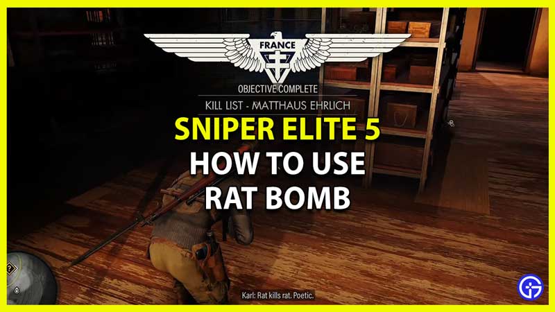 Rat Bomb Sniper Elite 5