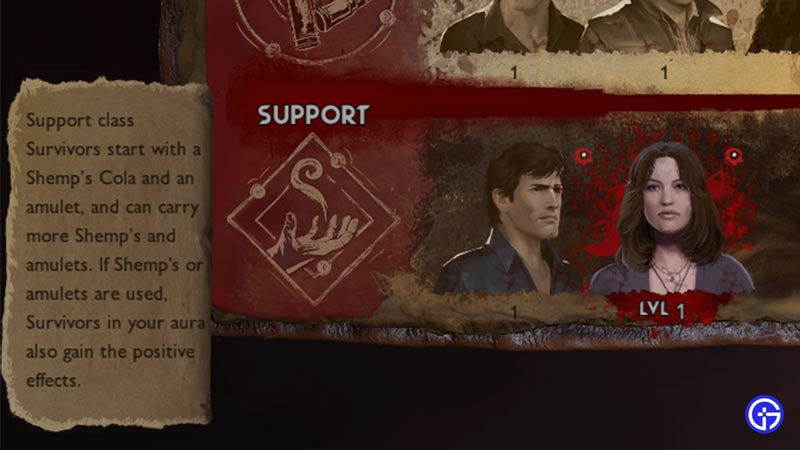 best support tier list evil dead the game