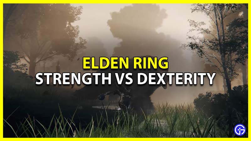 elden ring str vs dex