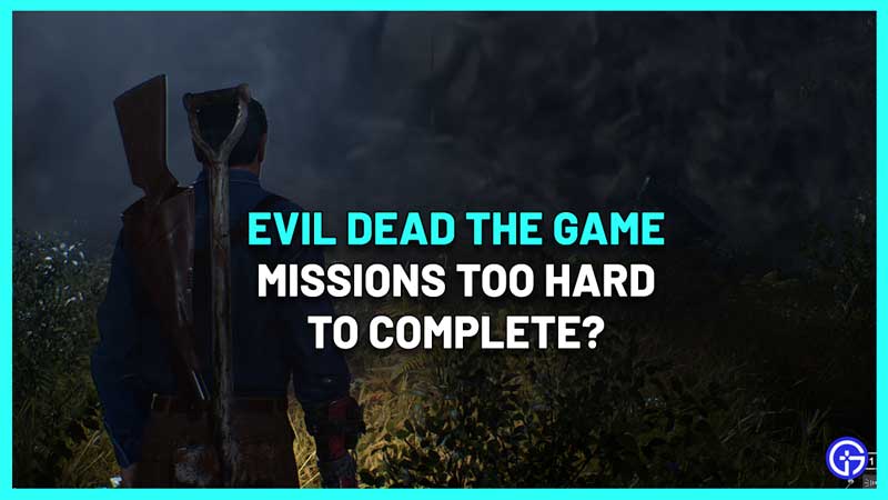 evil dead game missions too hard difficulty