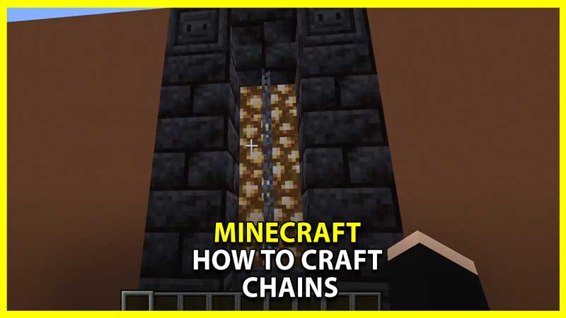 how to craft chains in minecraft