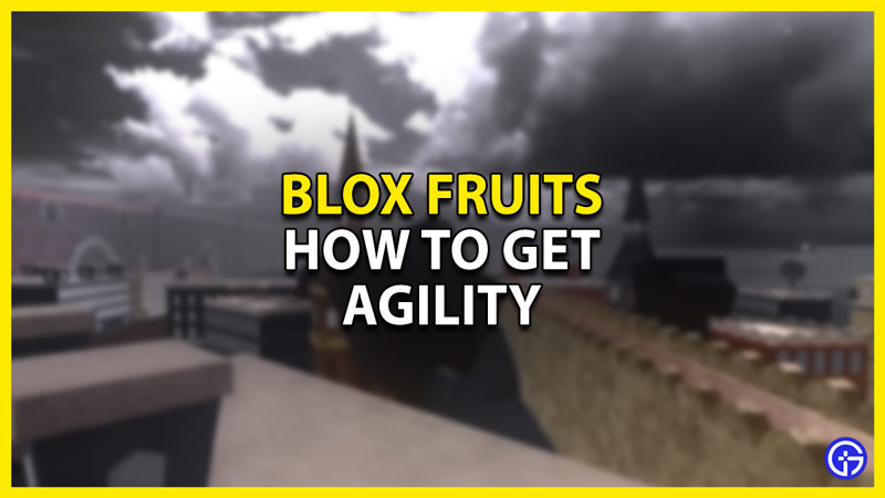 how to get agility in roblox blox fruits