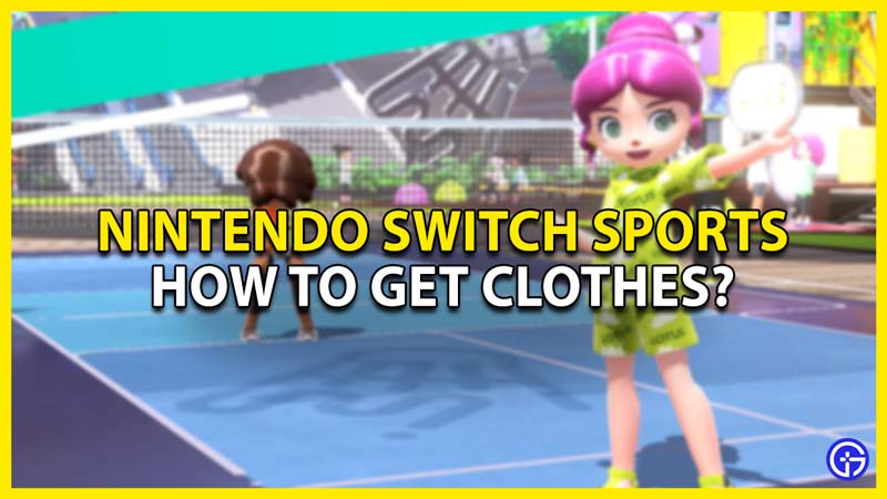 nintendo switch sports how to get clothes