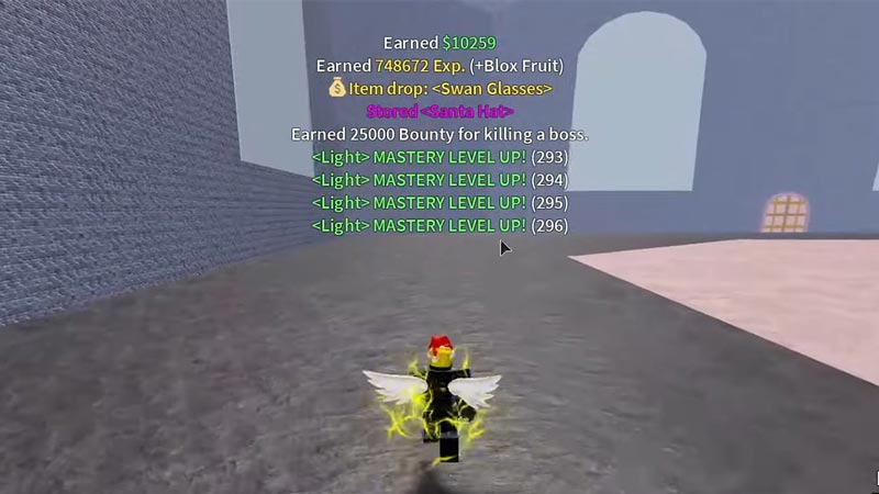 Grinding Legendary Swan Glasses for 24hours, Bloxfruits