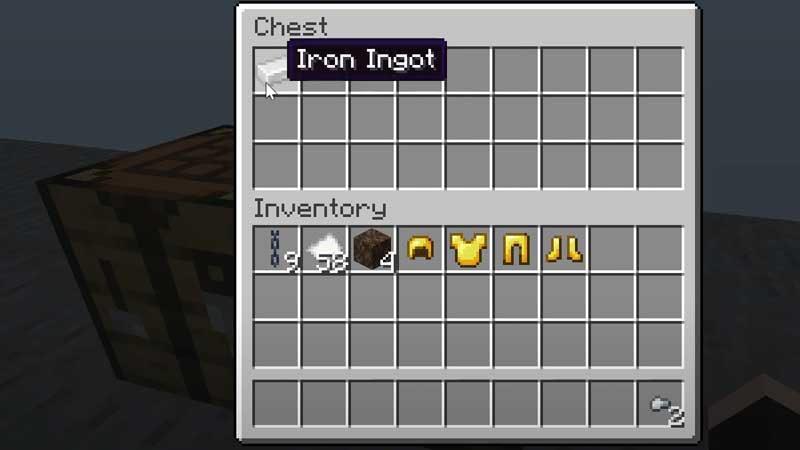 iron ingot in minecraft