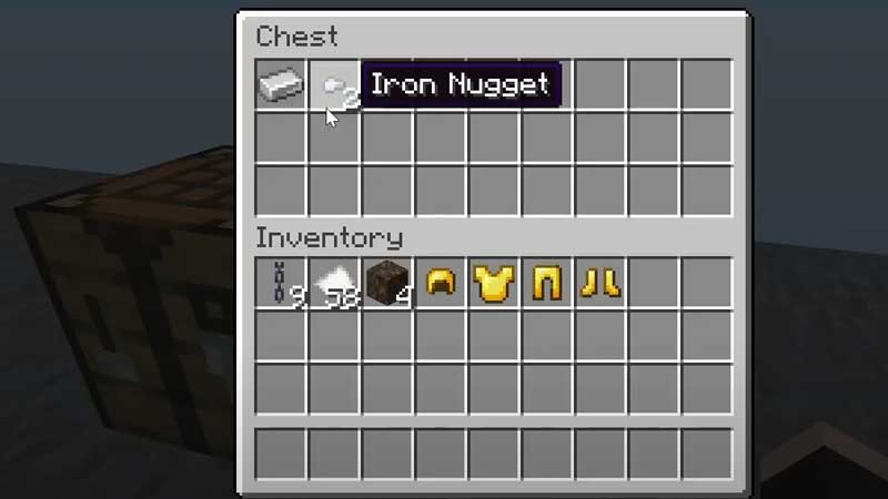 iron nuggets in minecraft