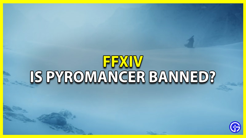 why is pyromancer banned in ffxiv