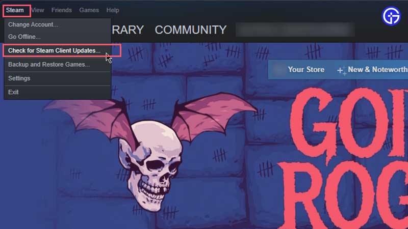 How to fix Steam Store button missing or not working.