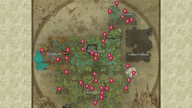 where to find all boss locations in v rising