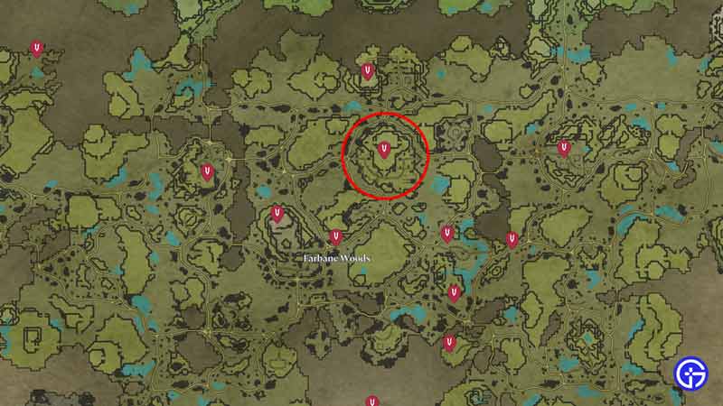 where to find nicholaus the fallen in v rising and location