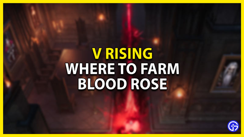 where to farm blood rose in v rising