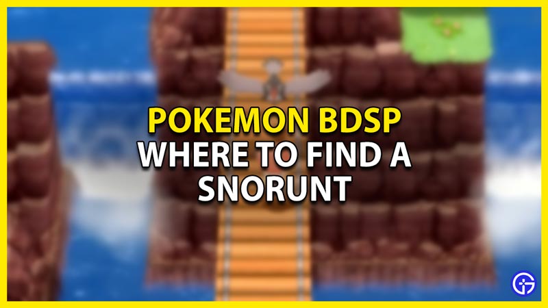 where to find snorunt in pokemon bdsp