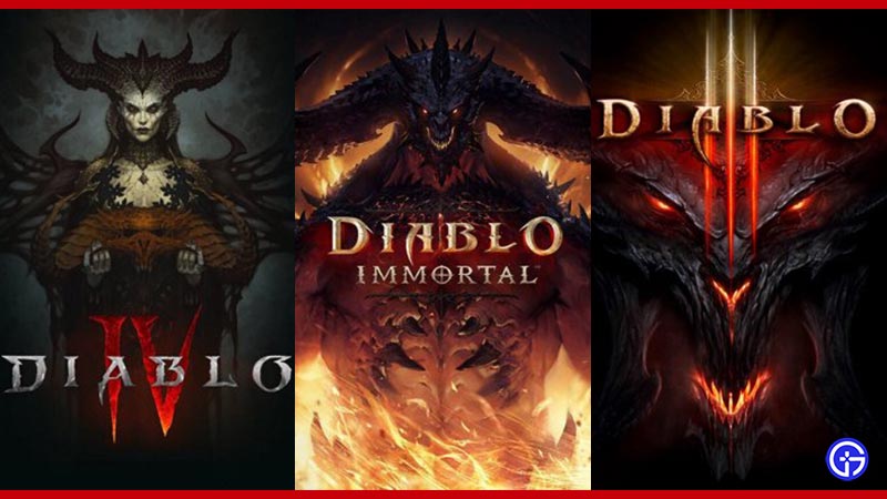 Diablo 4 Vs Diablo Immortal Vs Diablo 3