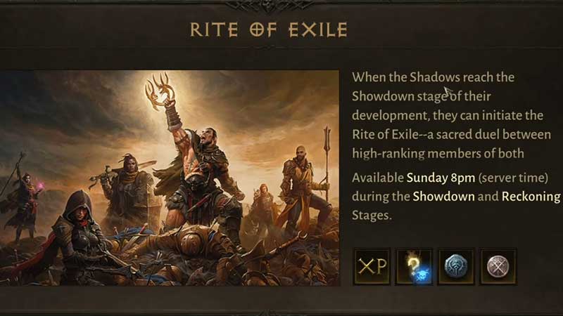 Diablo Immortal What is Rite of Exile
