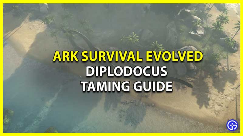 Diplodocus Taming Guide Ark